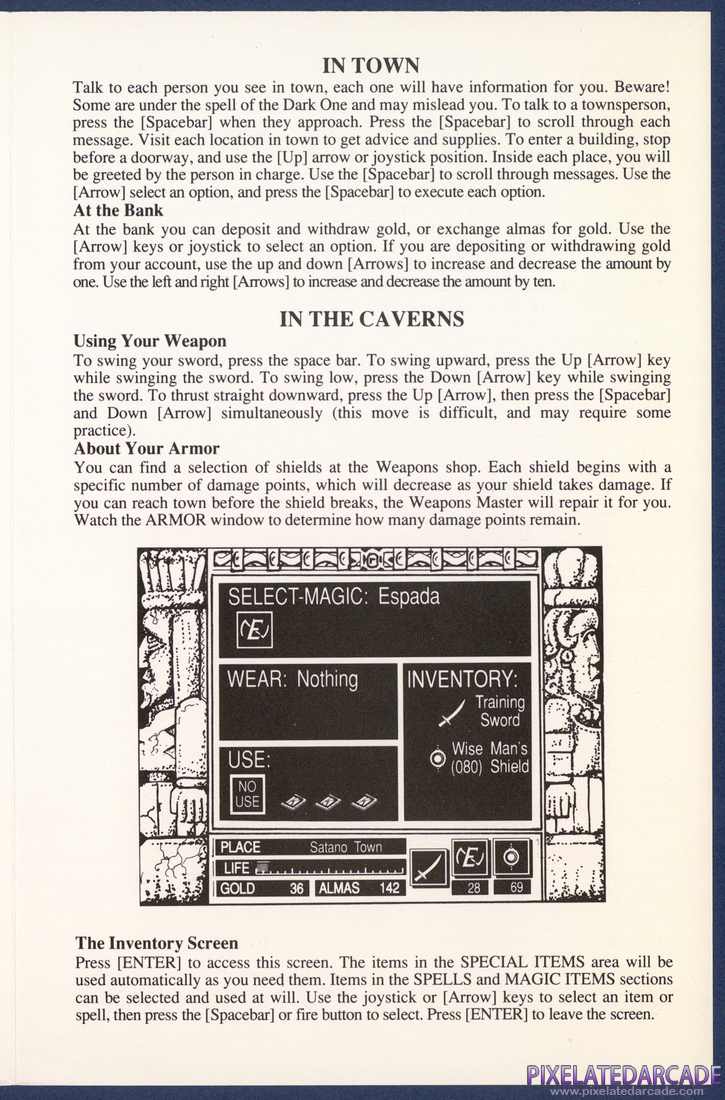 Zeliard: Instruction Manual - Page 4