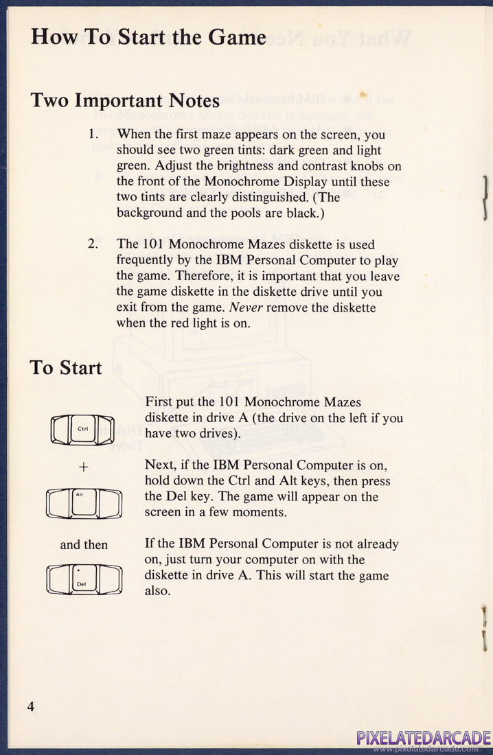 One Hundred and One Monochrome Mazes: Instruction Manual - Page 4