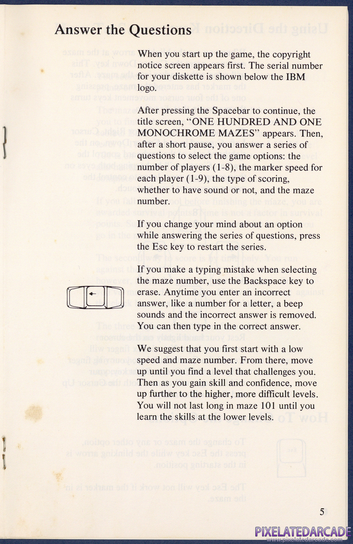 One Hundred and One Monochrome Mazes: Instruction Manual - Page 5