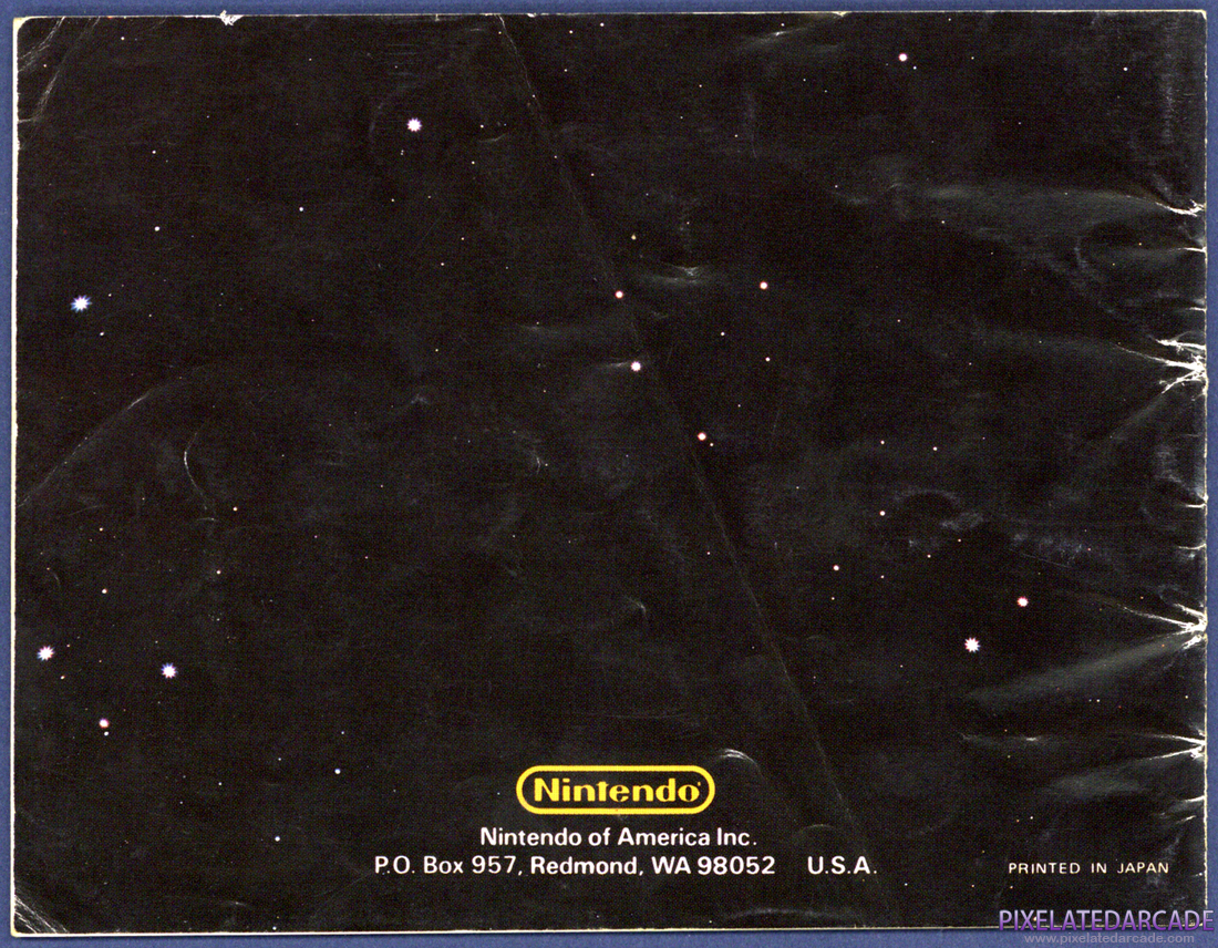 Super Mario Bros.: Instruction Manual - Back Cover