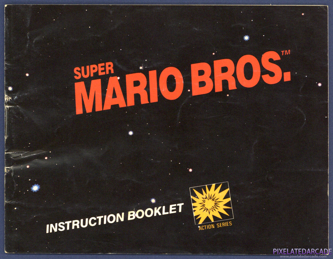 Super Mario Bros.: Instruction Manual - Front Cover