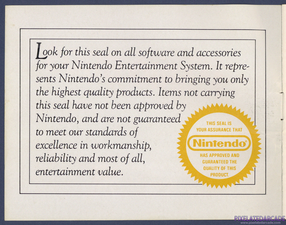 Super Mario Bros.: Instruction Manual - Page 1