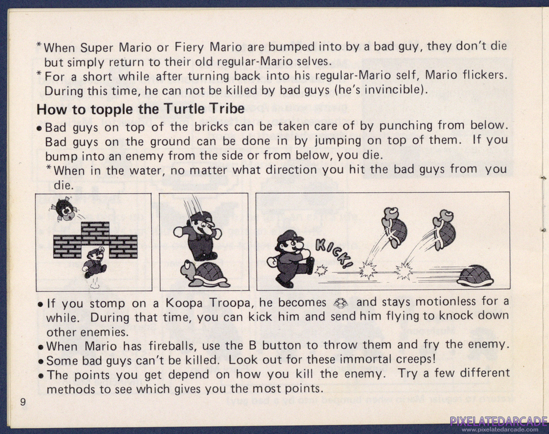 Super Mario Bros.: Instruction Manual - Page 9