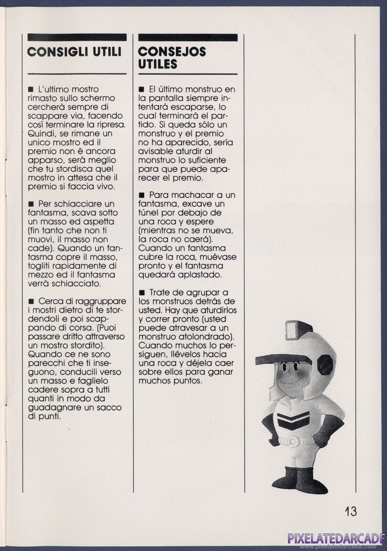 Dig Dug: Instruction Manual - Page 13