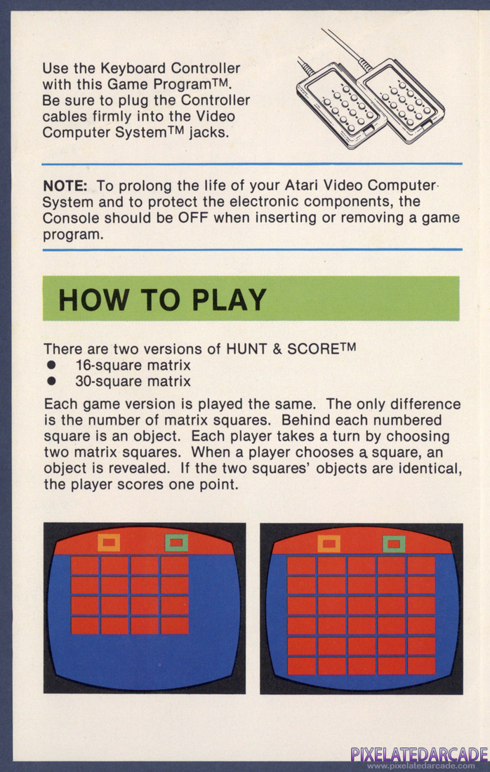 Hunt & Score: Instruction Manual - Page 2