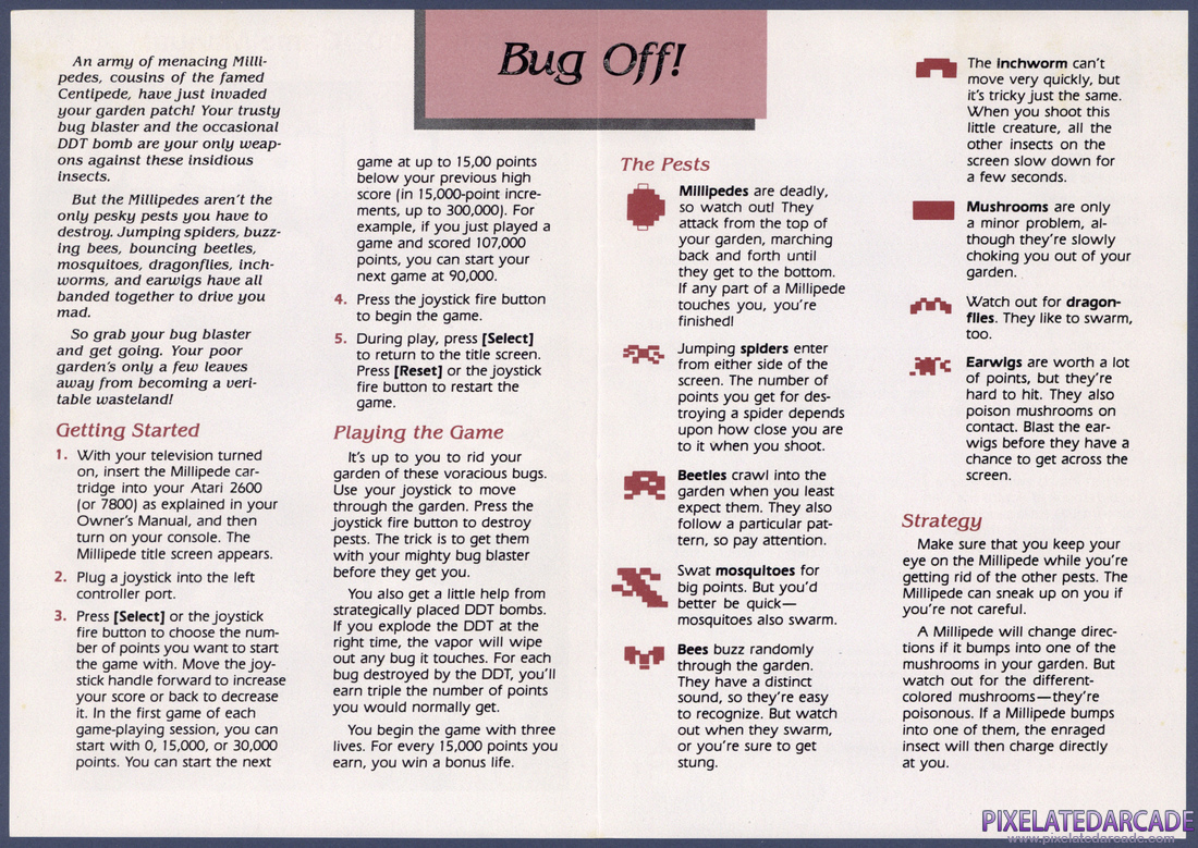 Millipede: Instruction Manual - Page 2
