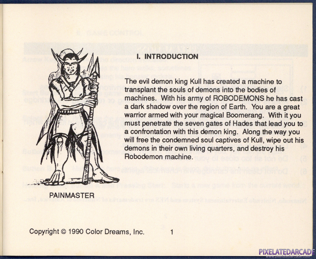 Robodemons: Instruction Manual - Page 1