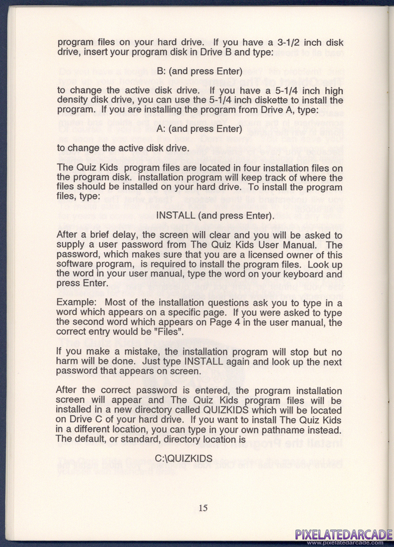 The Quiz Kids: Adventure in the Mystery Maze: Instruction Manual - Page 15