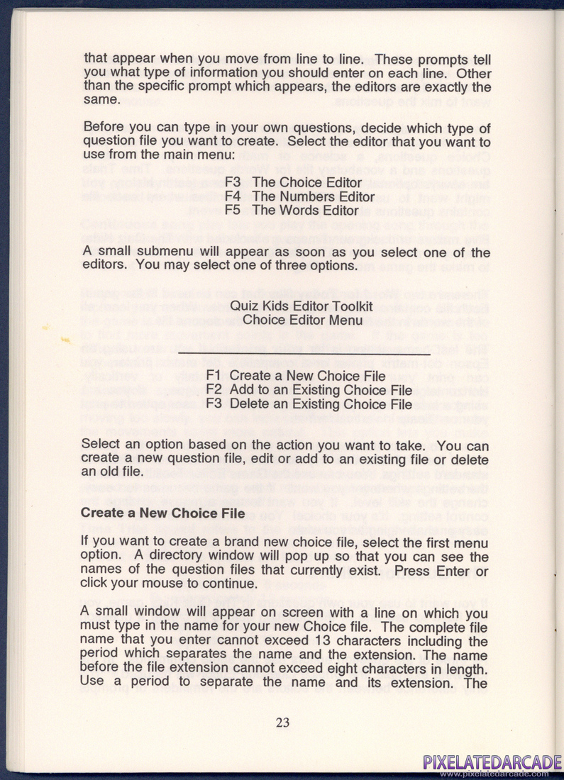 The Quiz Kids: Adventure in the Mystery Maze: Instruction Manual - Page 23