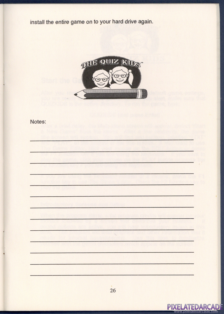 The Quiz Kids: Adventure in the Mystery Maze: Instruction Manual - Page 26