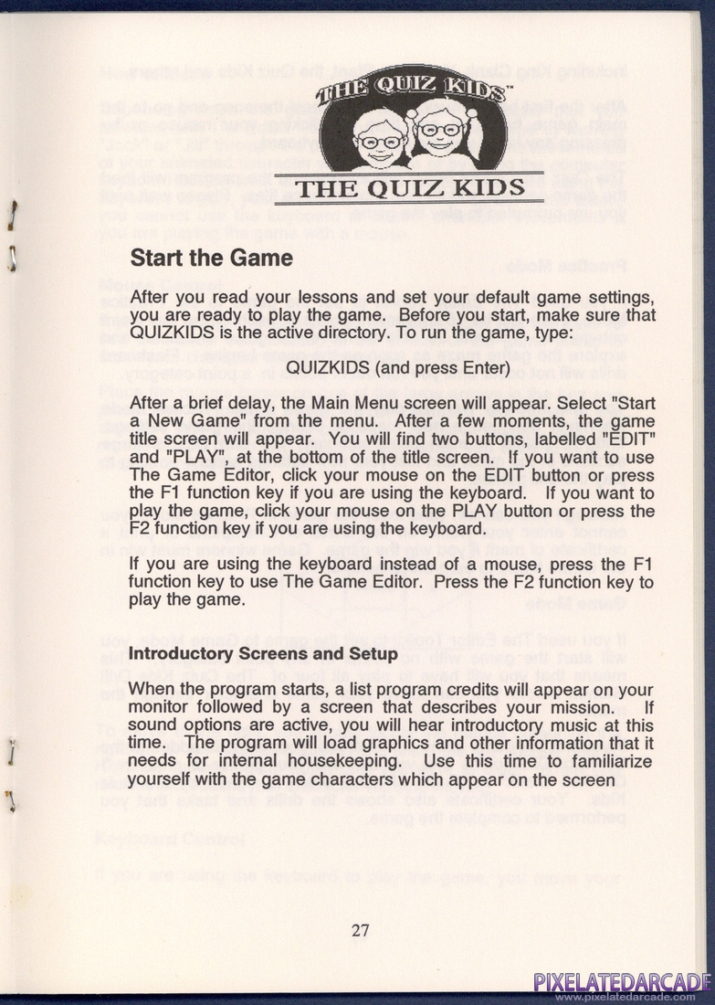 The Quiz Kids: Adventure in the Mystery Maze: Instruction Manual - Page 27