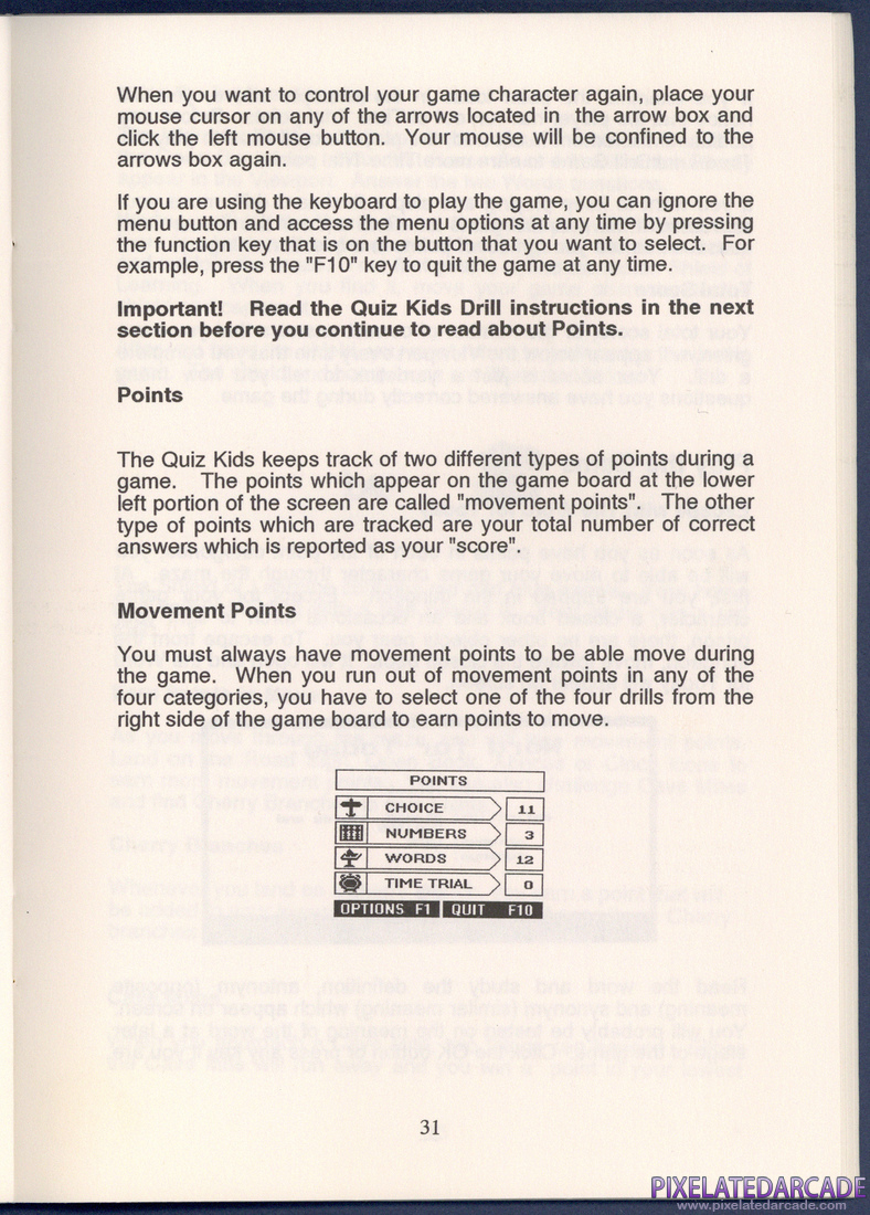 The Quiz Kids: Adventure in the Mystery Maze: Instruction Manual - Page 31
