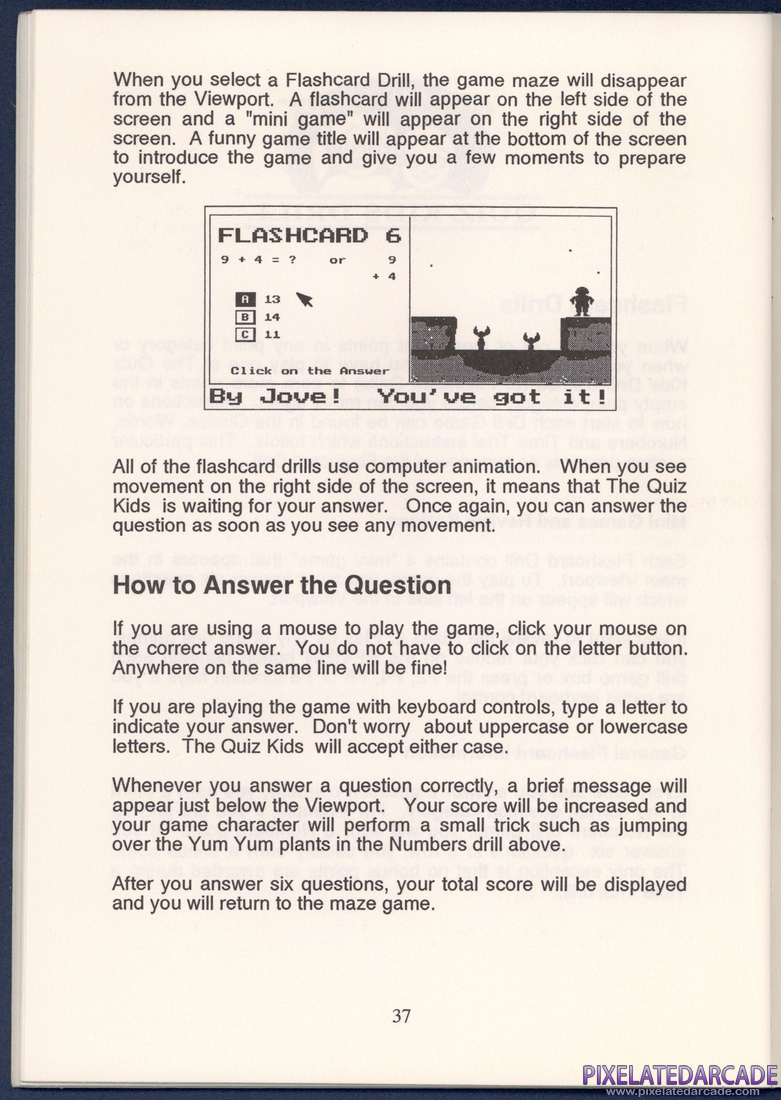 The Quiz Kids: Adventure in the Mystery Maze: Instruction Manual - Page 37