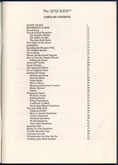 Table of Contents