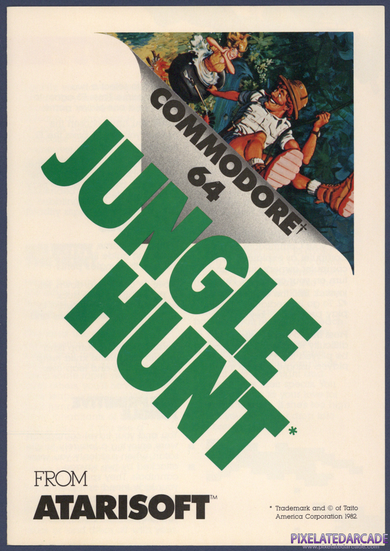 Jungle Hunt: Instruction Manual - Page 1