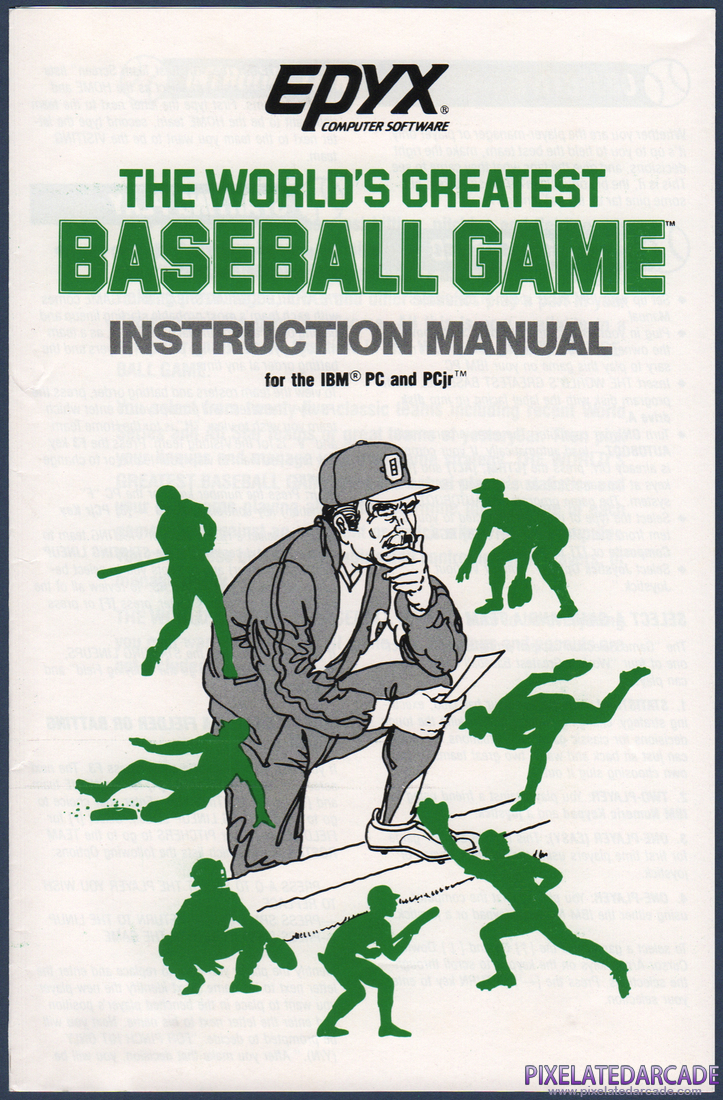 The World's Greatest Baseball Game: Instruction Manual - Page 1