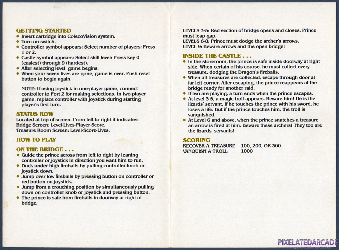 Dragonfire: Instruction Manual - Page 2