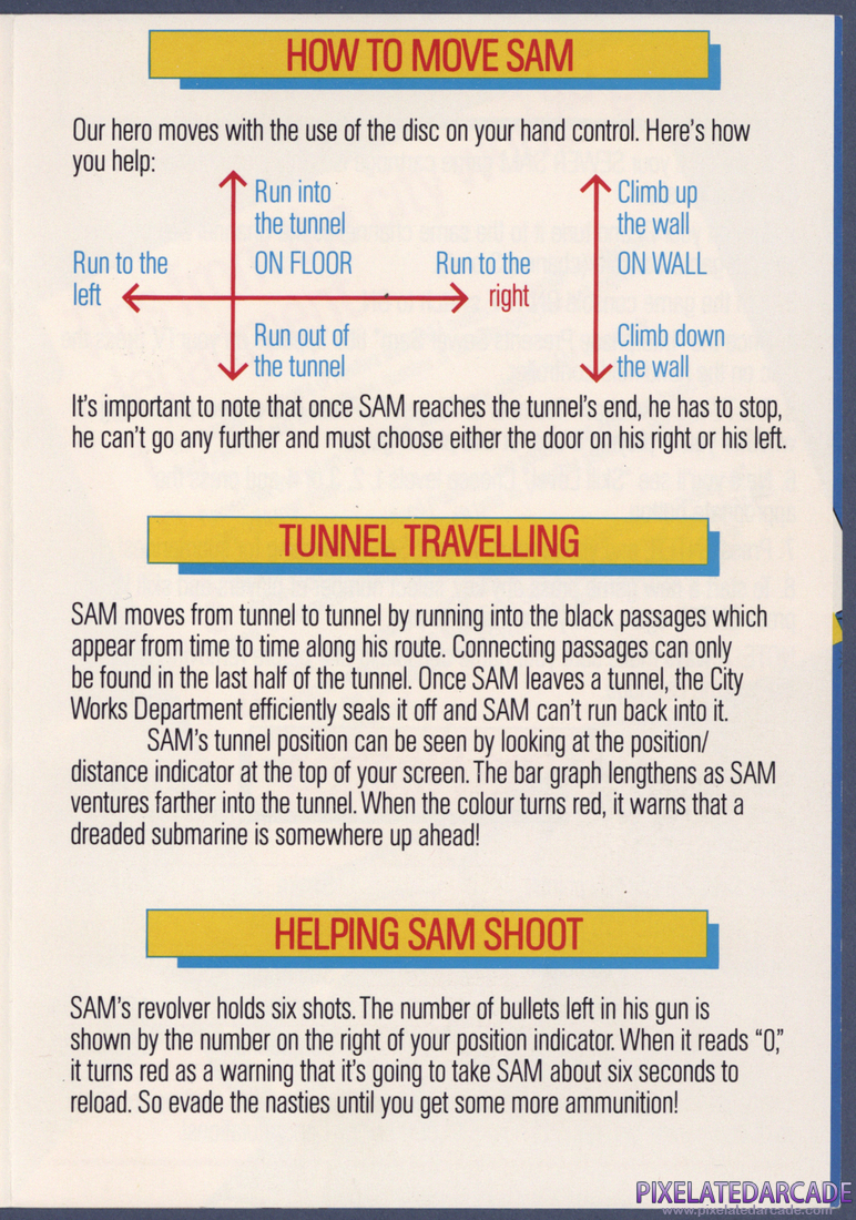 Sewer Sam: Instruction Manual - Page 3