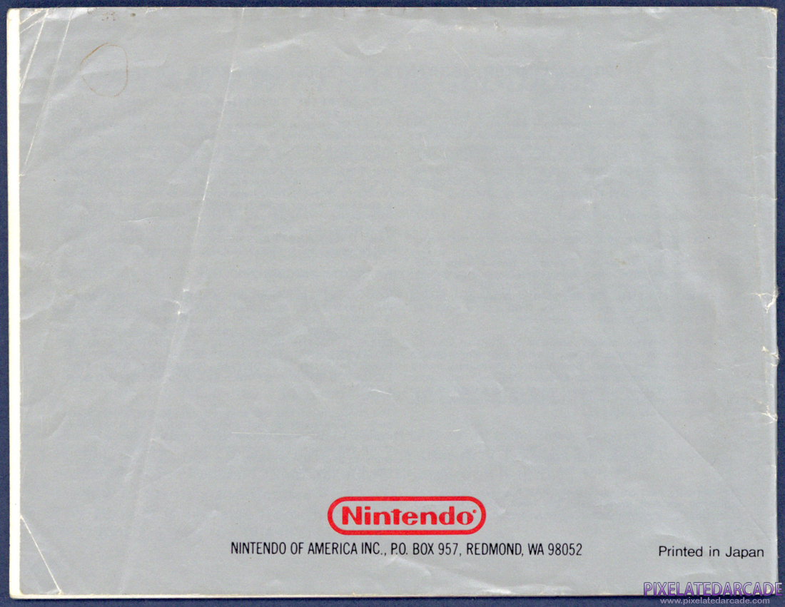 Kid Icarus: Instruction Manual - Back Cover