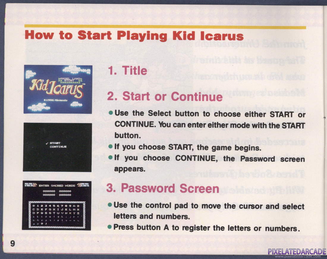 Kid Icarus: Instruction Manual - Page 9