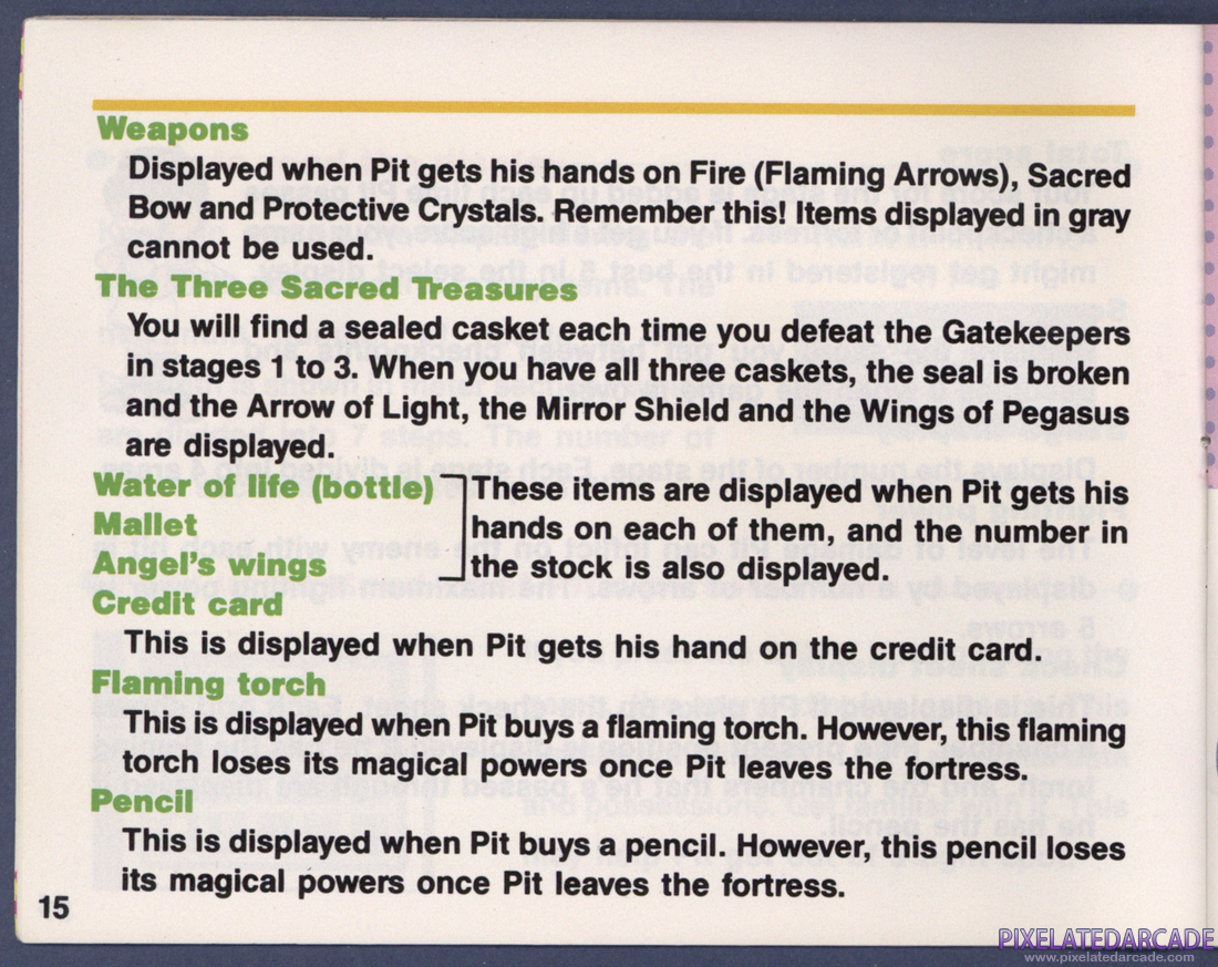 Kid Icarus: Instruction Manual - Page 15