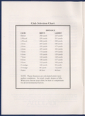 Club Selection Chart