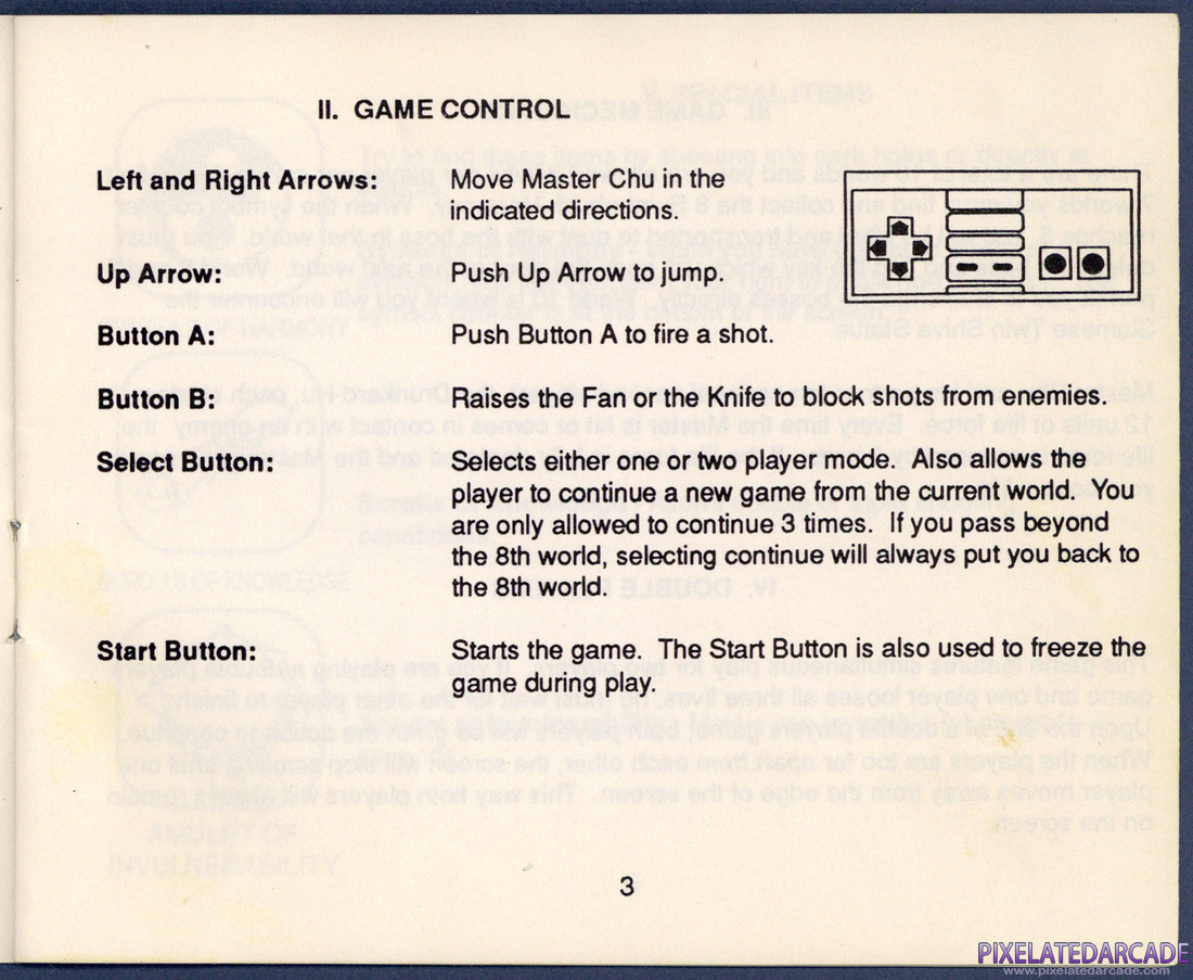 Master Chu and the Drunkard Hu: Instruction Manual - Page 3