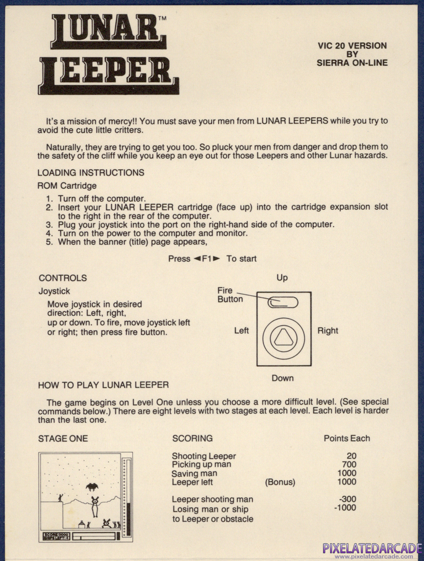 Lunar Leeper: Instruction Manual - Page 2