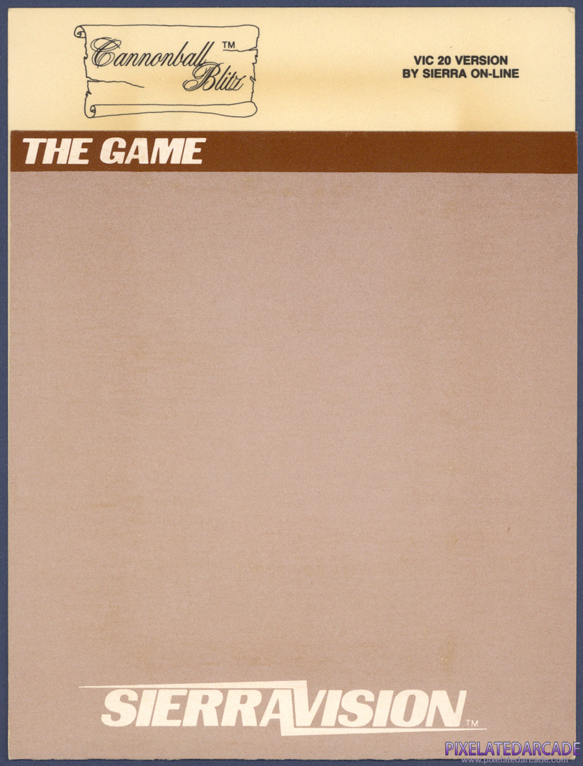 Cannonball Blitz: Instruction Manual - Page 1