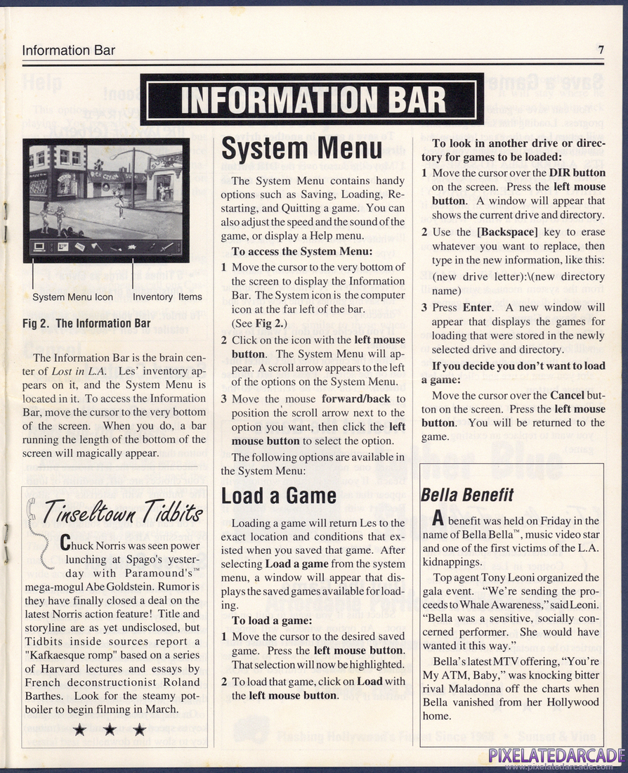 Les Manley in: Lost in L.A.: Instruction Manual - Page 7