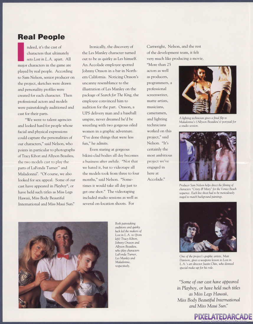 Les Manley in: Lost in L.A.: Making of Les Manley in: Lost in L.A. - Page 2
