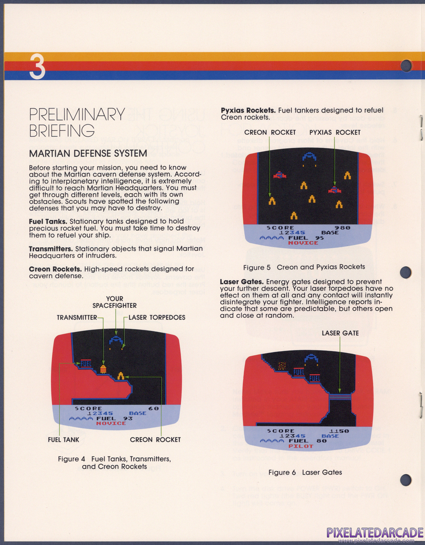 Caverns of Mars: Instruction Manual - Page 3