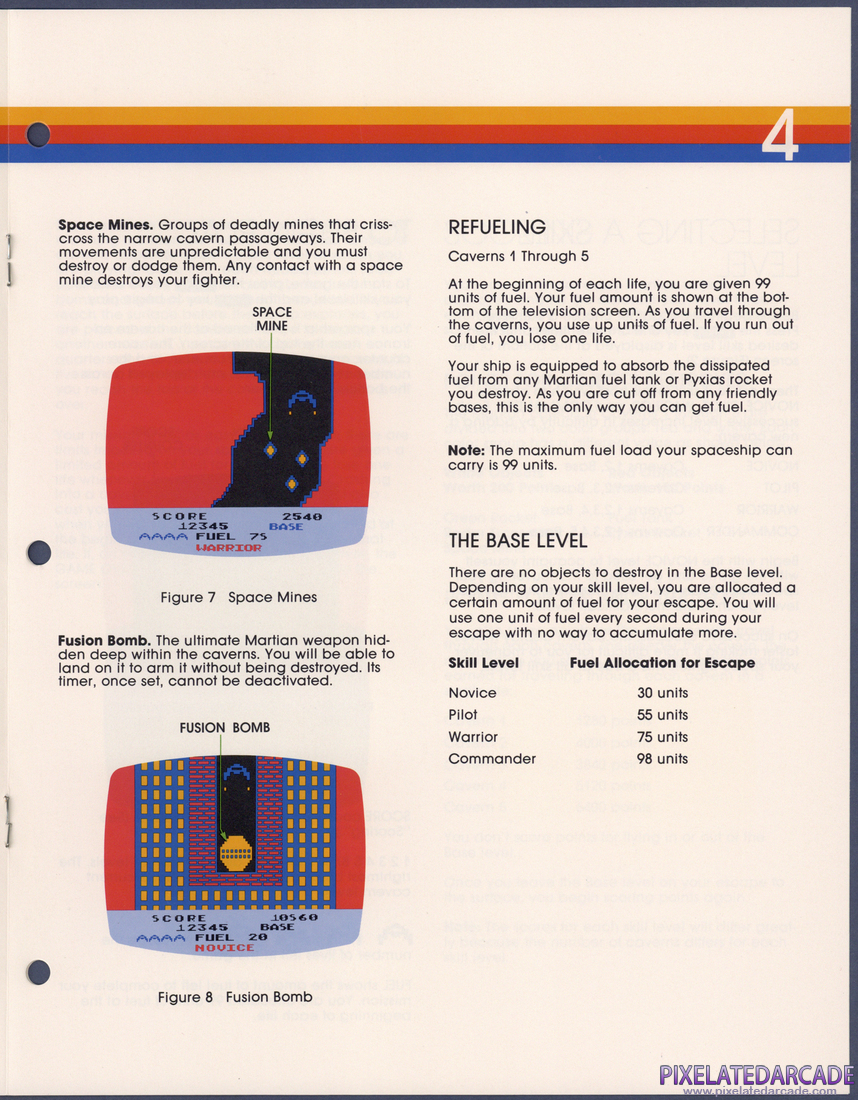 Caverns of Mars: Instruction Manual - Page 4