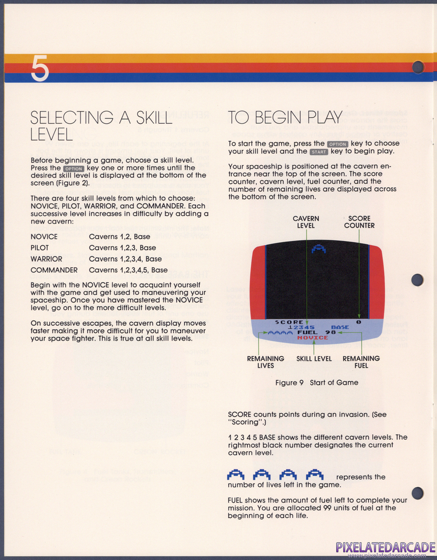 Caverns of Mars: Instruction Manual - Page 5