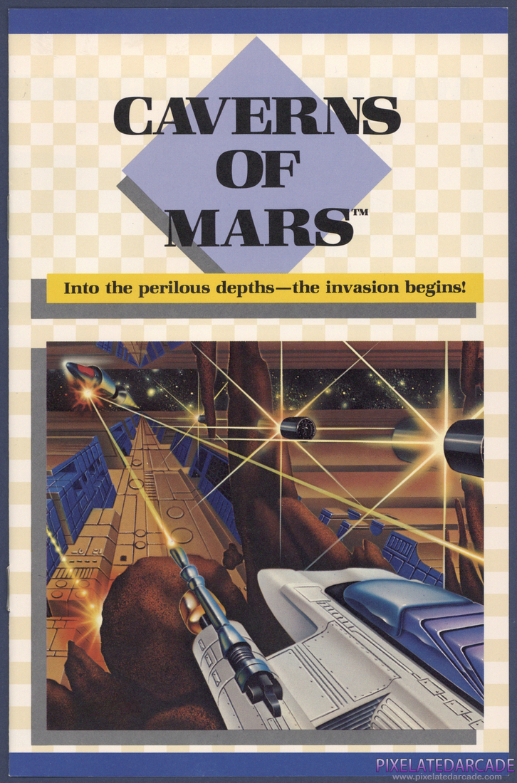 Caverns of Mars: Instruction Manual - Front Cover