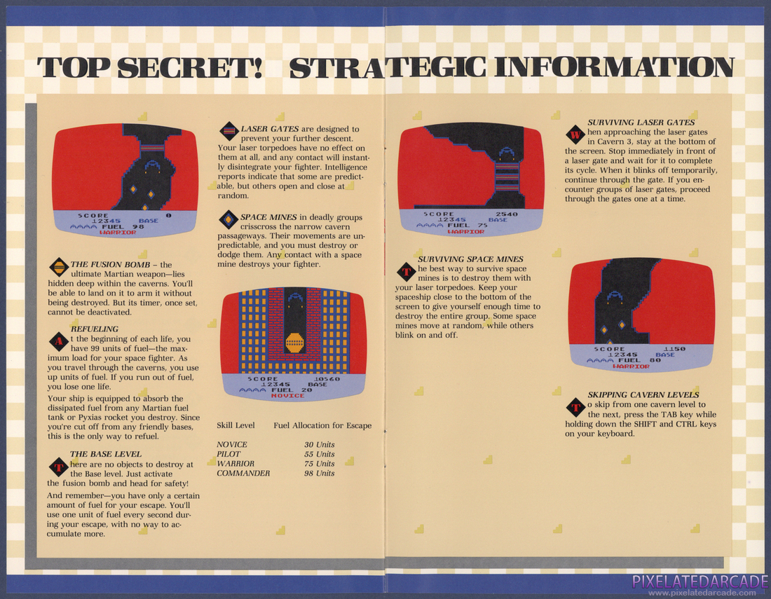 Caverns of Mars: Instruction Manual - Pages 5 - 6