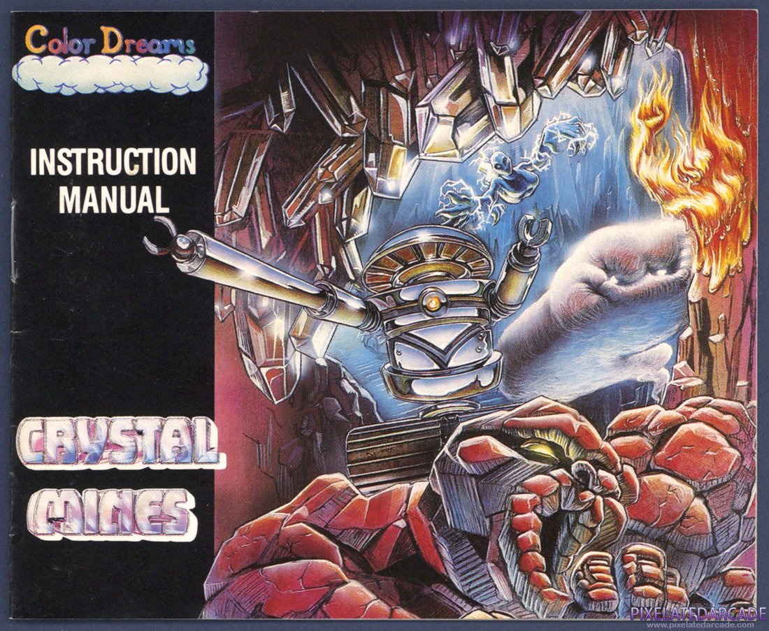 Crystal Mines: Instruction Manual - Front Cover