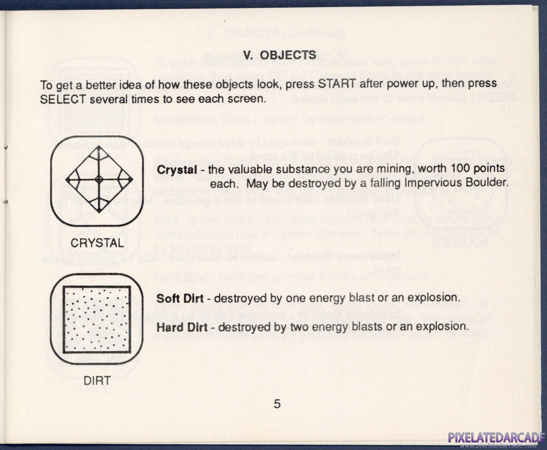 Crystal Mines: Instruction Manual - Page 5