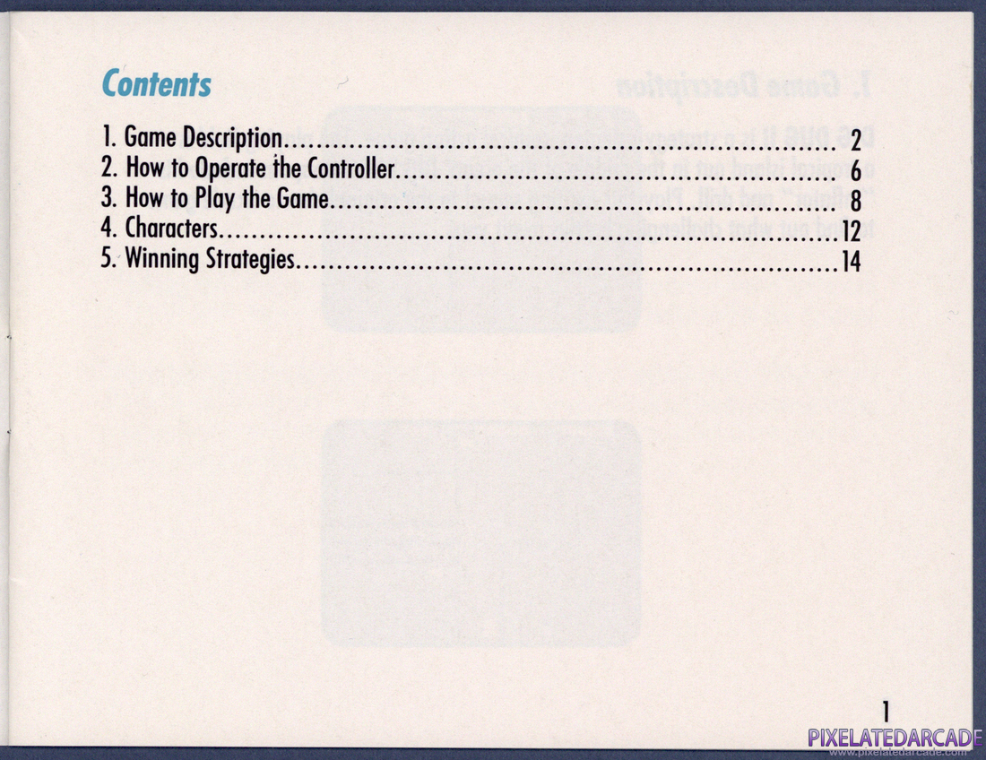 Dig Dug II: Instruction Manual - Page 1