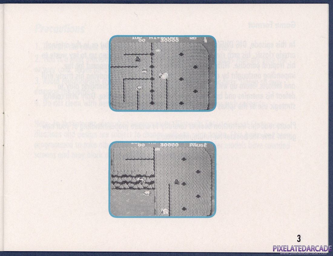 Dig Dug II: Instruction Manual - Page 3