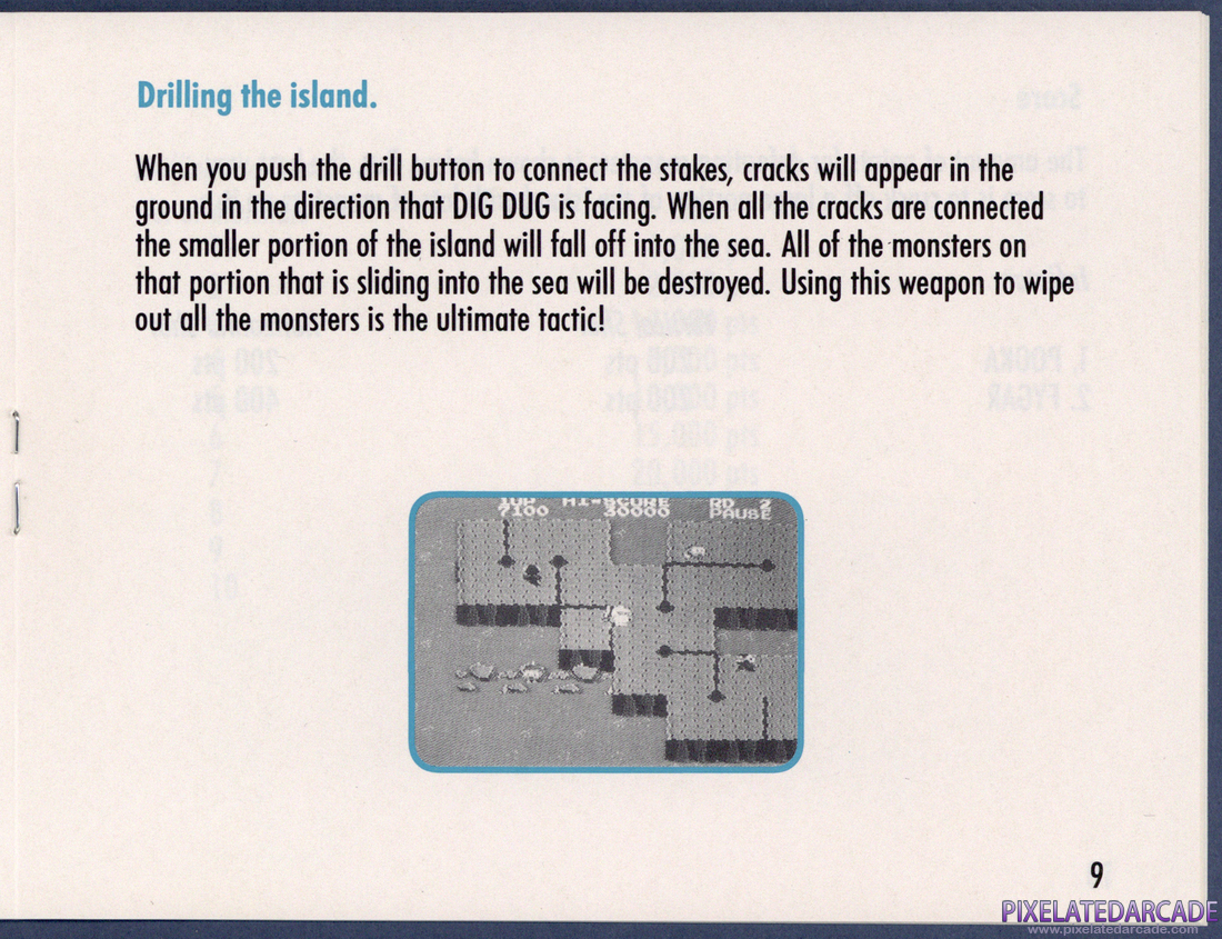 Dig Dug II: Instruction Manual - Page 9