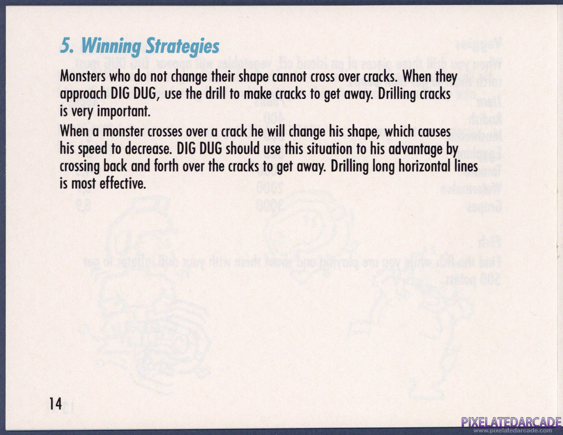 Dig Dug II: Instruction Manual - Page 14