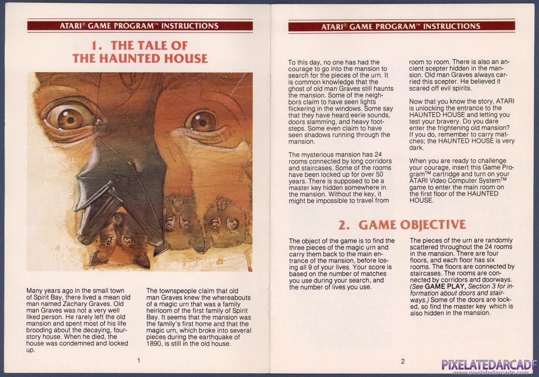 Haunted House: Instruction Manual - Pages 1 - 2