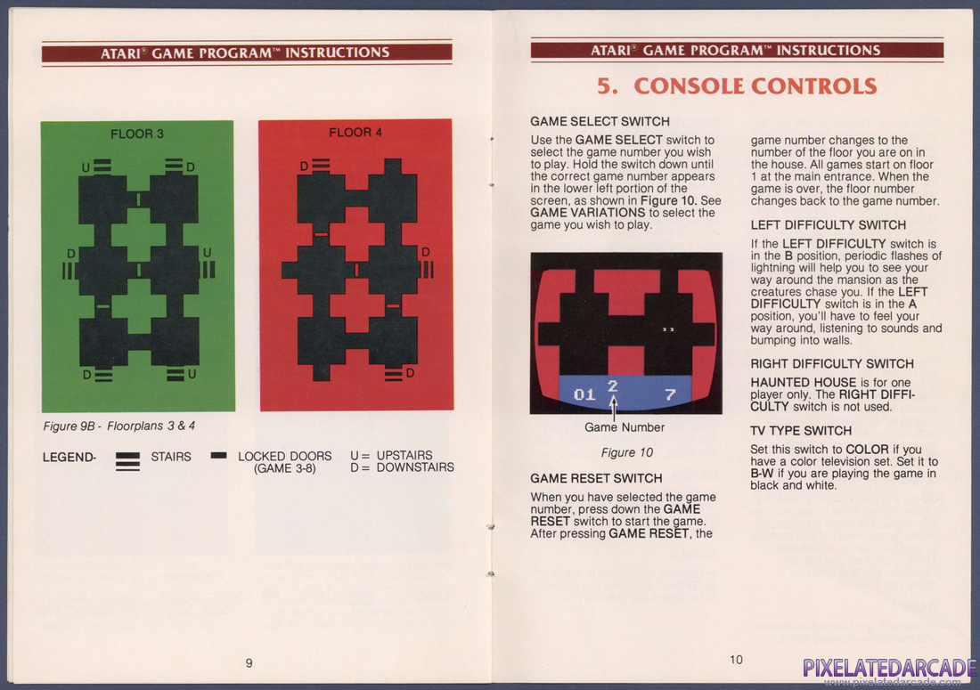 Haunted House: Instruction Manual - Pages 9 - 10