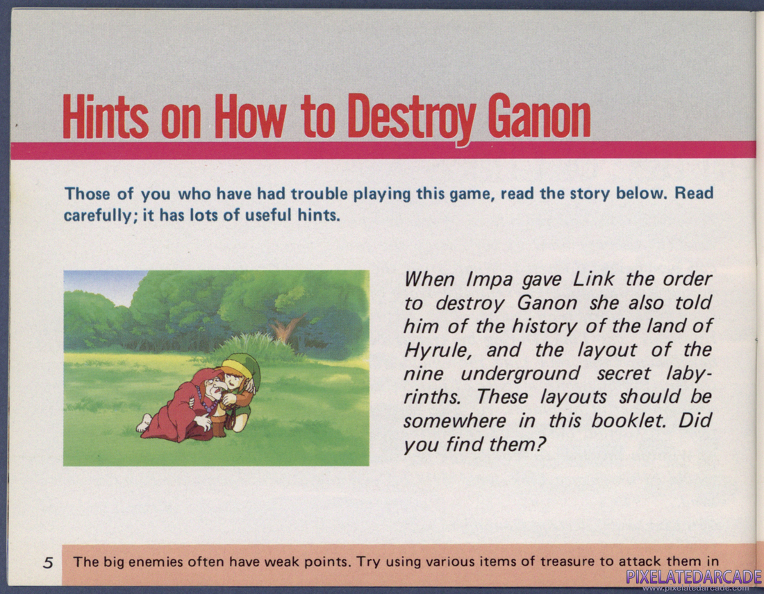 The Legend of Zelda: Instruction Manual - Page 5