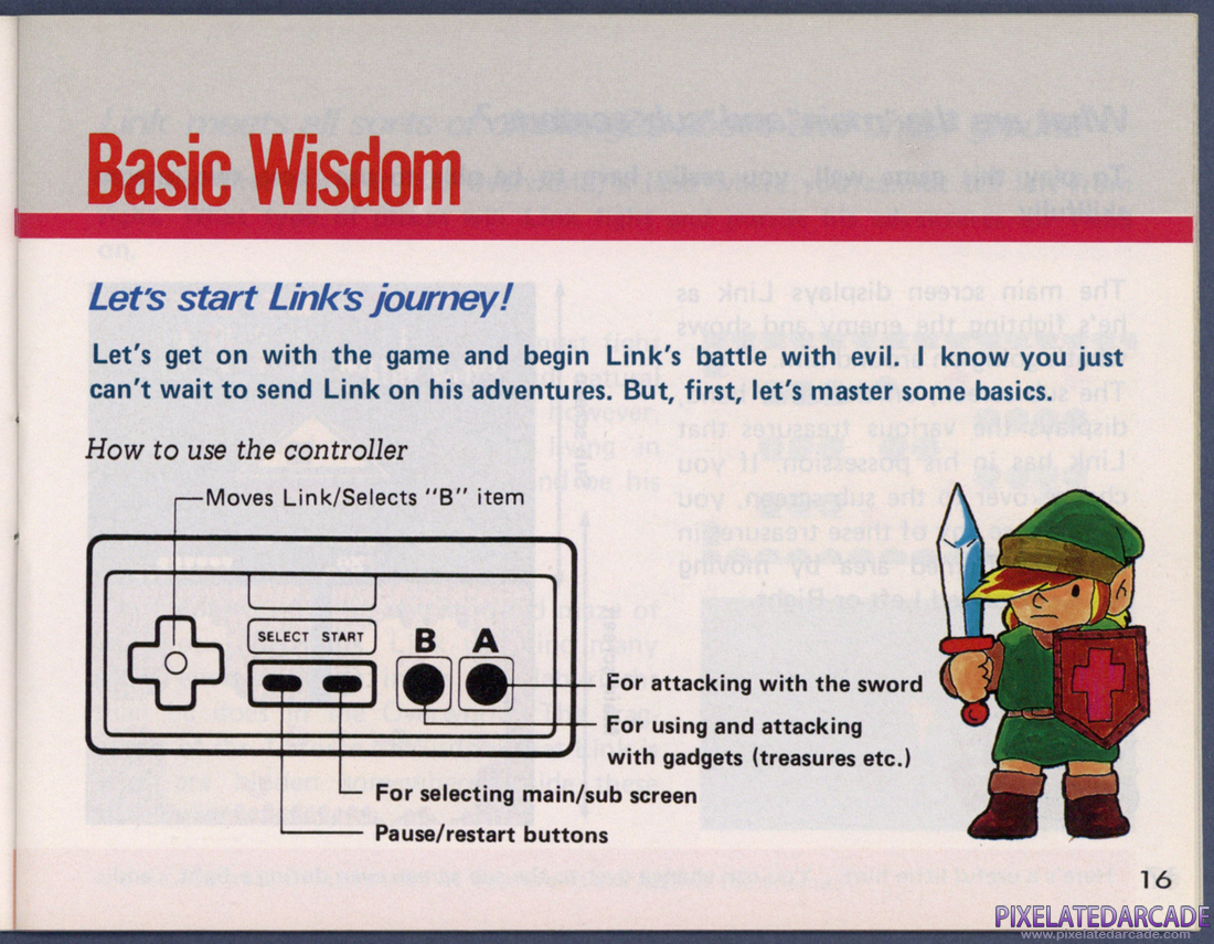 The Legend of Zelda: Instruction Manual - Page 16