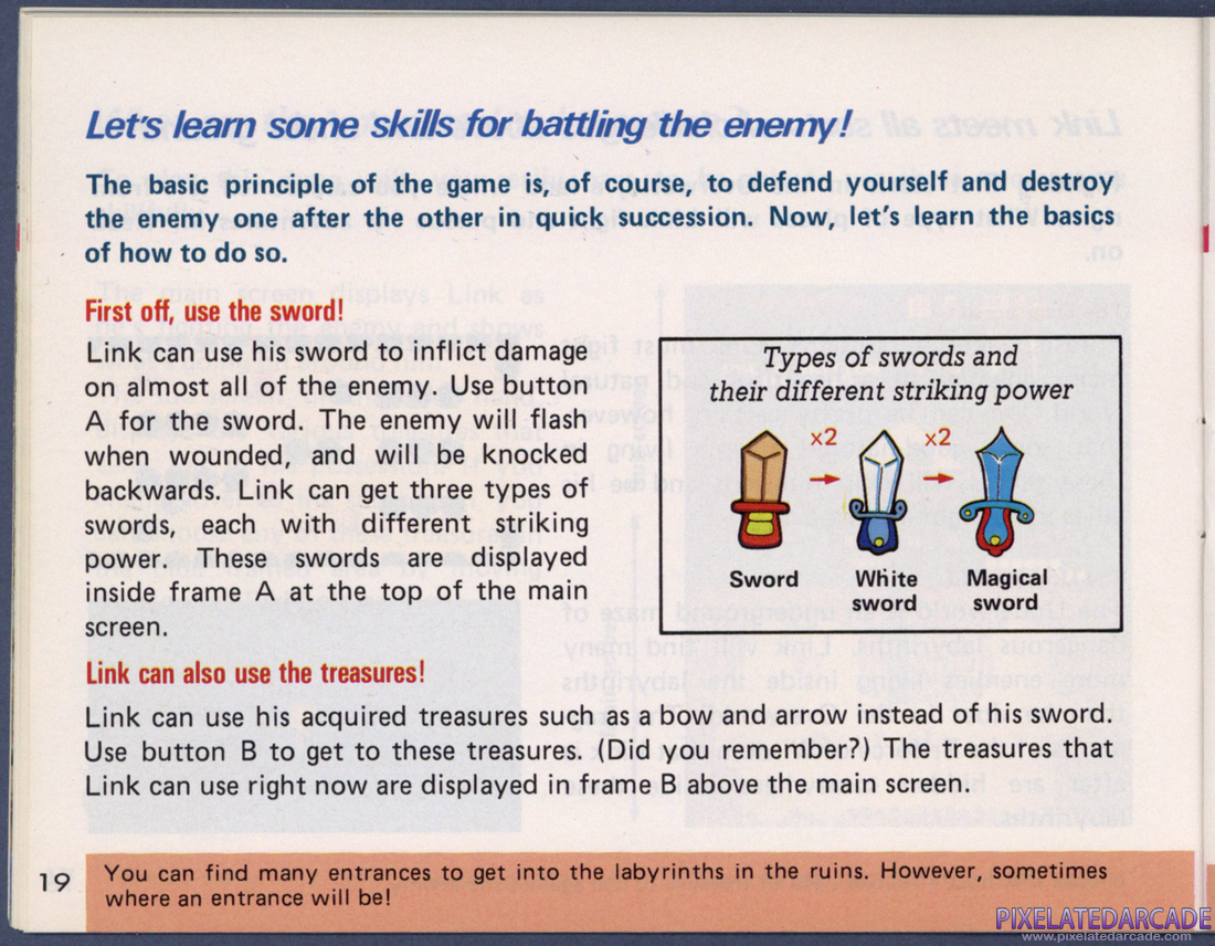 The Legend of Zelda: Instruction Manual - Page 19