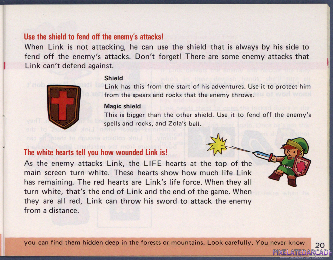 The Legend of Zelda: Instruction Manual - Page 20