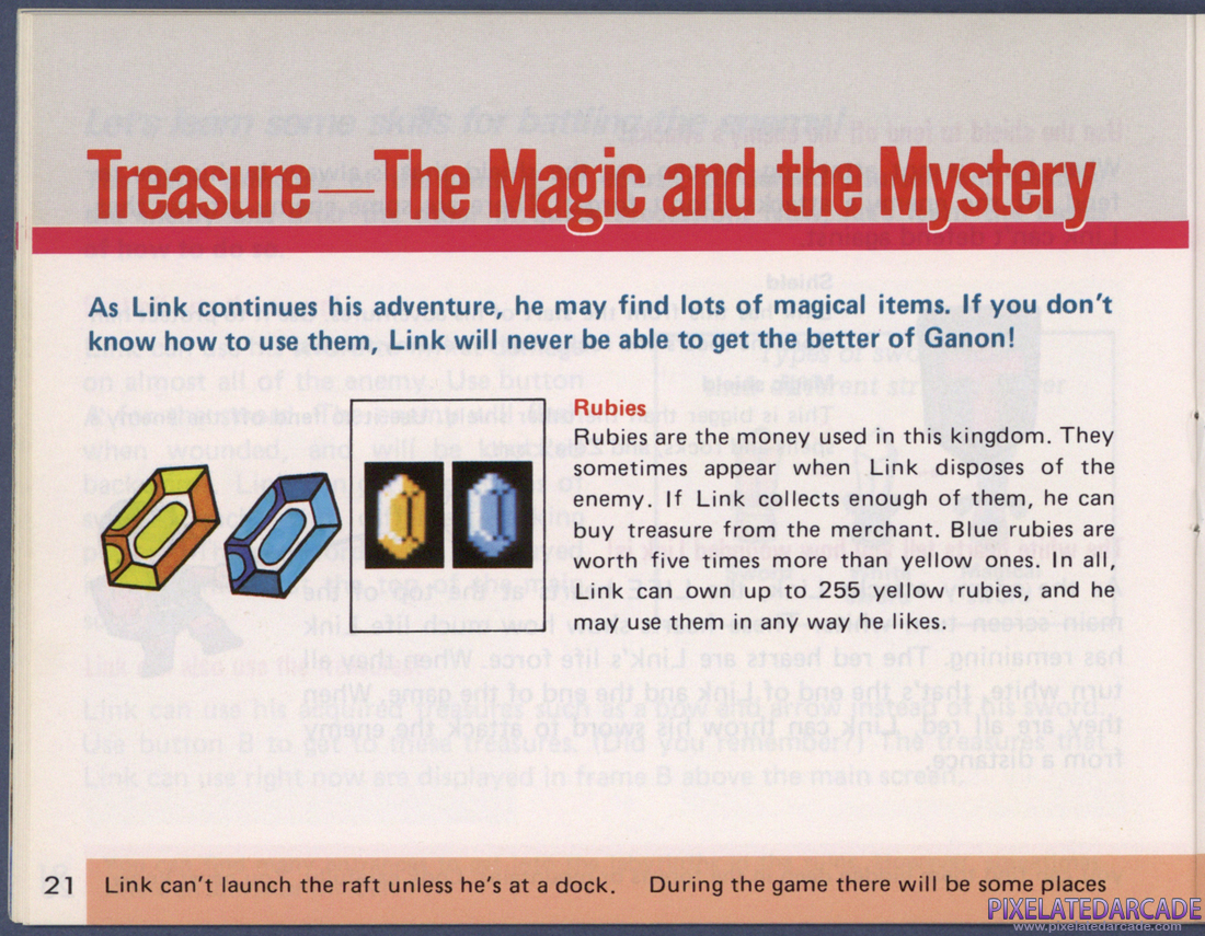 The Legend of Zelda: Instruction Manual - Page 21