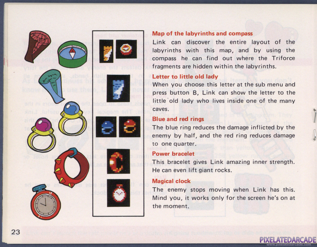The Legend of Zelda: Instruction Manual - Page 23